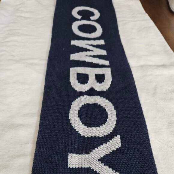 Cowboys Deep Blue Scarf for Fans - Picture 2 of 2